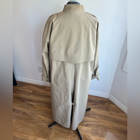 Via Veneto Italian -design Trench,cotton-blend Barn Coat Academic Office - Picture 2 of 9